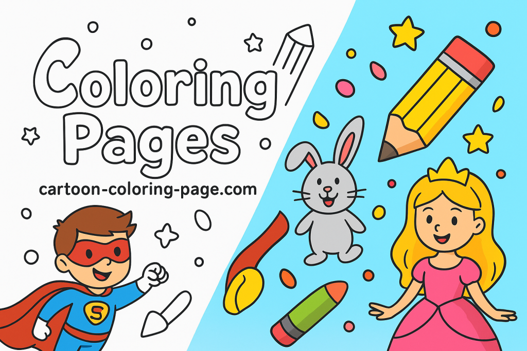 Discover the Magic of Creativity with Cartoon-Coloring-Page.com